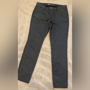 Old navy 12 gray shimmer sparkle rockstar denim